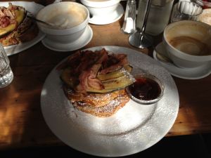 ... und der erste French Toast - yummi