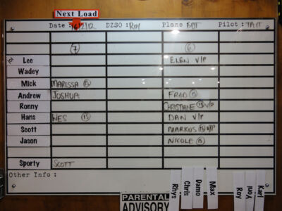 Hier der Sprungplan