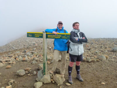 1/3 geschafft, jetzt gehts zum Red Crater